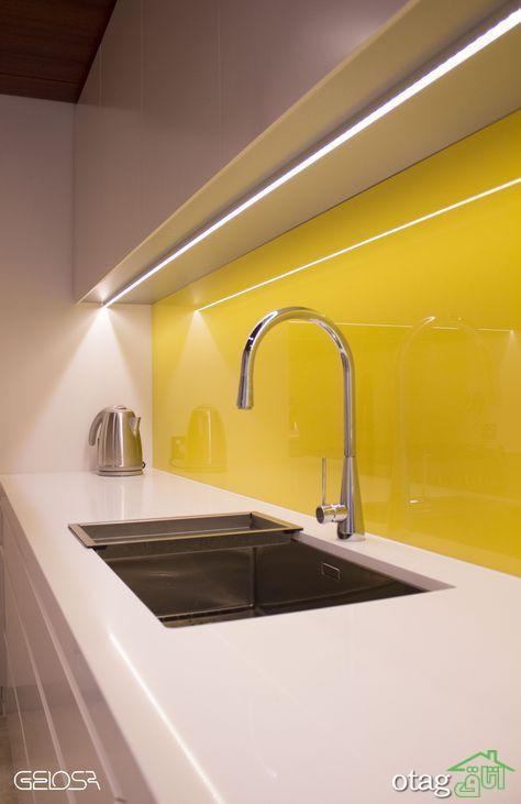 مقاله: 26 مدل عکس جدید از نور مخفی کابینت آشپزخانه با اجرای ساده