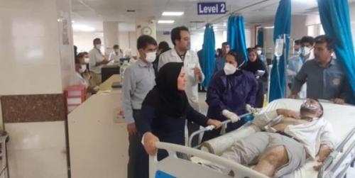 126 مصدوم حادثه کارخانه کربنات سدیم شیراز مرخص شدند