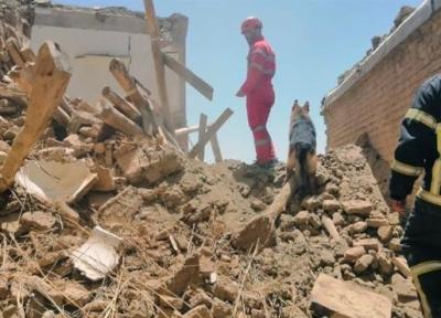 ریزش ساختمان متروکه در سنندج؛ 6 نفر زیر آوارند